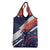 Custom United States American Football Grocery Bag USA Go Champions Sporty Style