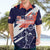 Custom United States American Football Hawaiian Shirt USA Go Champions Sporty Style