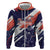 Custom United States American Football Hoodie USA Go Champions Sporty Style