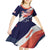 Custom United States American Football Kid Short Sleeve Dress USA Go Champions Sporty Style