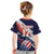 Custom United States American Football Kid T Shirt USA Go Champions Sporty Style