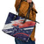 Custom United States American Football Leather Tote Bag USA Go Champions Sporty Style