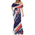 Custom United States American Football Mermaid Dress USA Go Champions Sporty Style