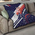 Custom United States American Football Quilt USA Go Champions Sporty Style