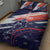 Custom United States American Football Quilt Bed Set USA Go Champions Sporty Style