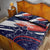 Custom United States American Football Quilt Bed Set USA Go Champions Sporty Style