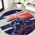 Custom United States American Football Round Carpet USA Go Champions Sporty Style