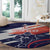 Custom United States American Football Round Carpet USA Go Champions Sporty Style