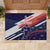 Custom United States American Football Rubber Doormat USA Go Champions Sporty Style