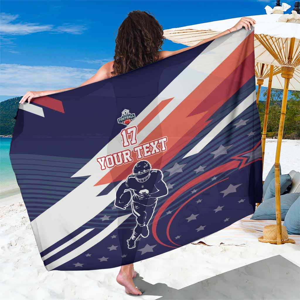 Custom United States American Football Sarong USA Go Champions Sporty Style