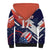 Custom United States American Football Sherpa Hoodie USA Go Champions Sporty Style