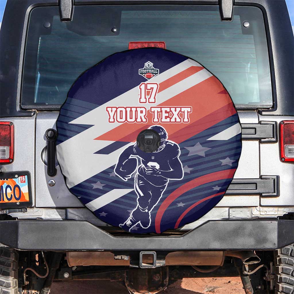 Custom United States American Football Spare Tire Cover USA Go Champions Sporty Style