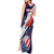 Custom United States American Football Tank Maxi Dress USA Go Champions Sporty Style