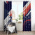 Custom United States American Football Window Curtain USA Go Champions Sporty Style