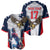 Custom United States Cricket Baseball Jersey USA Go Champions and Eagle Mascot Style