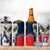 Custom United States Cricket 4 in 1 Can Cooler Tumbler USA Go Champions and Eagle Mascot Style