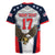 Custom United States Cricket Rugby Jersey USA Go Champions and Eagle Mascot Style