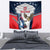 Custom United States Cricket Tapestry USA Go Champions and Eagle Mascot Style