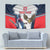 Custom United States Cricket Tapestry USA Go Champions and Eagle Mascot Style