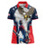 Custom United States Cricket Women Polo Shirt USA Go Champions and Eagle Mascot Style