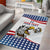 Custom United States Soccer Area Rug USA Eagle Mascot Style