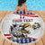 Custom United States Soccer Beach Blanket USA Eagle Mascot Style