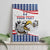 Custom United States Soccer Canvas Wall Art USA Eagle Mascot Style