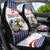 Custom United States Soccer Car Seat Cover USA Eagle Mascot Style