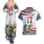 Custom United States Soccer Couples Matching Summer Maxi Dress and Hawaiian Shirt USA Eagle Mascot Style