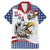 Custom United States Soccer Family Matching Mermaid Dress and Hawaiian Shirt USA Eagle Mascot Style