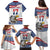 Custom United States Soccer Family Matching Puletasi and Hawaiian Shirt USA Eagle Mascot Style