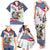 Custom United States Soccer Family Matching Tank Maxi Dress and Hawaiian Shirt USA Eagle Mascot Style