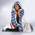 Custom United States Soccer Hooded Blanket USA Eagle Mascot Style