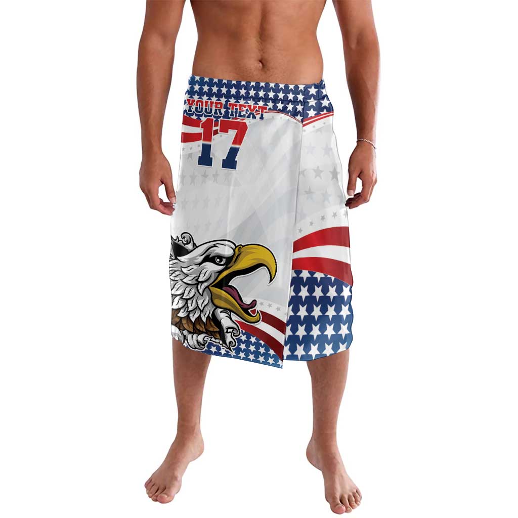 Custom United States Soccer Lavalava USA Eagle Mascot Style