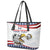 Custom United States Soccer Leather Tote Bag USA Eagle Mascot Style