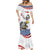 Custom United States Soccer Mermaid Dress USA Eagle Mascot Style