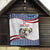 Custom United States Soccer Quilt USA Eagle Mascot Style