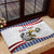 Custom United States Soccer Rubber Doormat USA Eagle Mascot Style