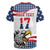 Custom United States Soccer Rugby Jersey USA Eagle Mascot Style