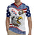 Custom United States Soccer Rugby Jersey USA Eagle Mascot Style