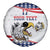 Custom United States Soccer Spare Tire Cover USA Eagle Mascot Style