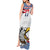 Custom United States Soccer Tank Maxi Dress USA Eagle Mascot Style