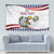 Custom United States Soccer Tapestry USA Eagle Mascot Style