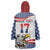 Custom United States Soccer Wearable Blanket Hoodie USA Eagle Mascot Style