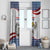 Custom United States Soccer Window Curtain USA Eagle Mascot Style