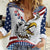 Custom United States Soccer Women Casual Shirt USA Eagle Mascot Style