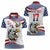 Custom United States Soccer Women Polo Shirt USA Eagle Mascot Style