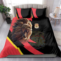 Belgium Coat of Arms Bedding Set Angry Lion