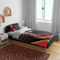 Belgium Coat of Arms Bedding Set Angry Lion