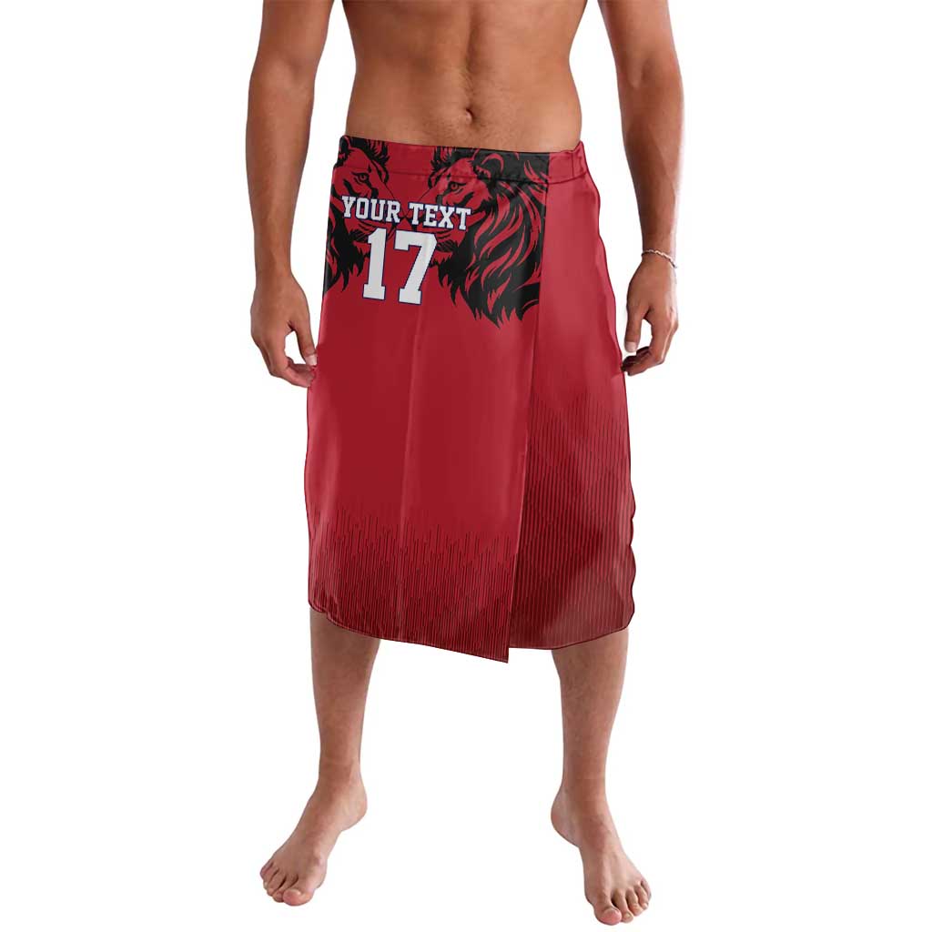 Custom Norway Football Lavalava Lion Sporty Style